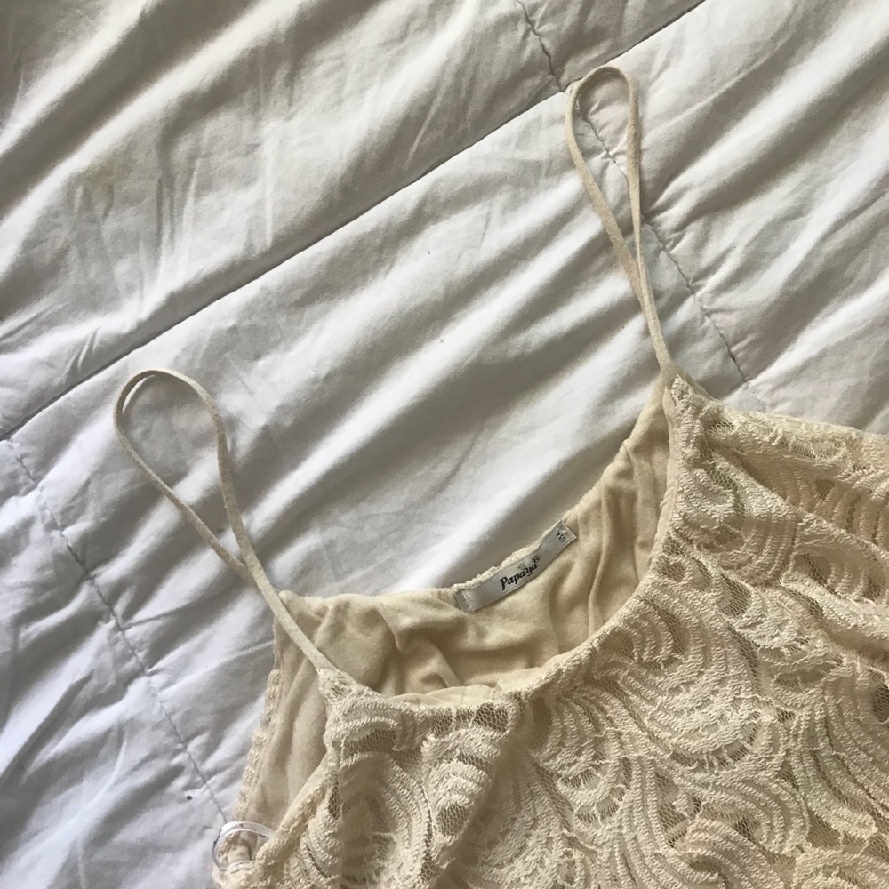 lace crop top - Picture 2 of 4
